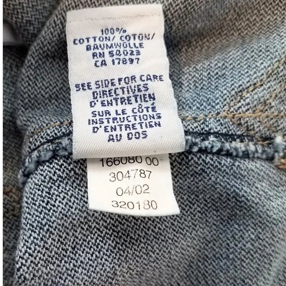 Vintage BABY GAP Blue Jean Bib Overalls 100% Cotton - Toddler Boy's 2